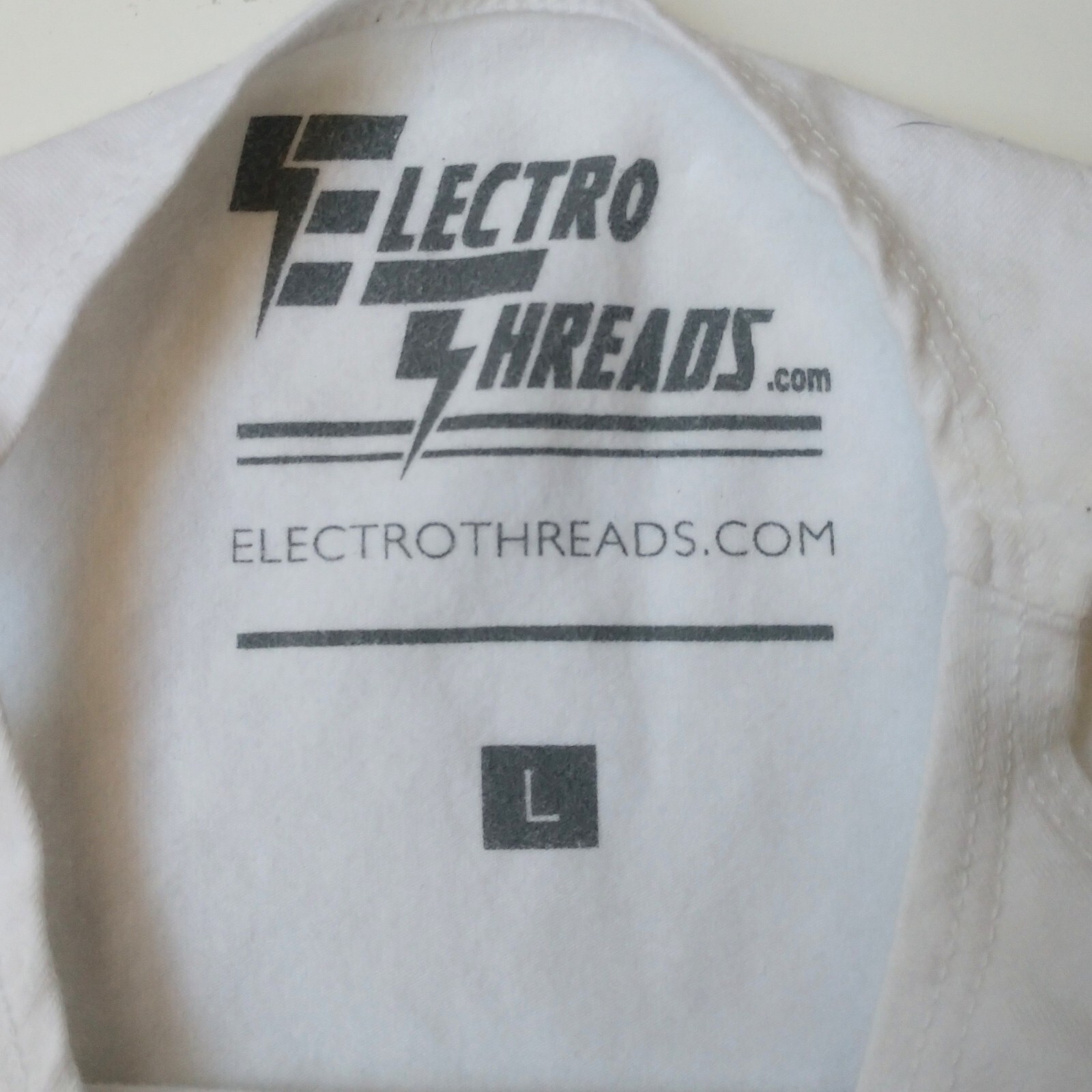 Electro Threads Women’s Good Vibes Crop Top Tank Bra White Size Large