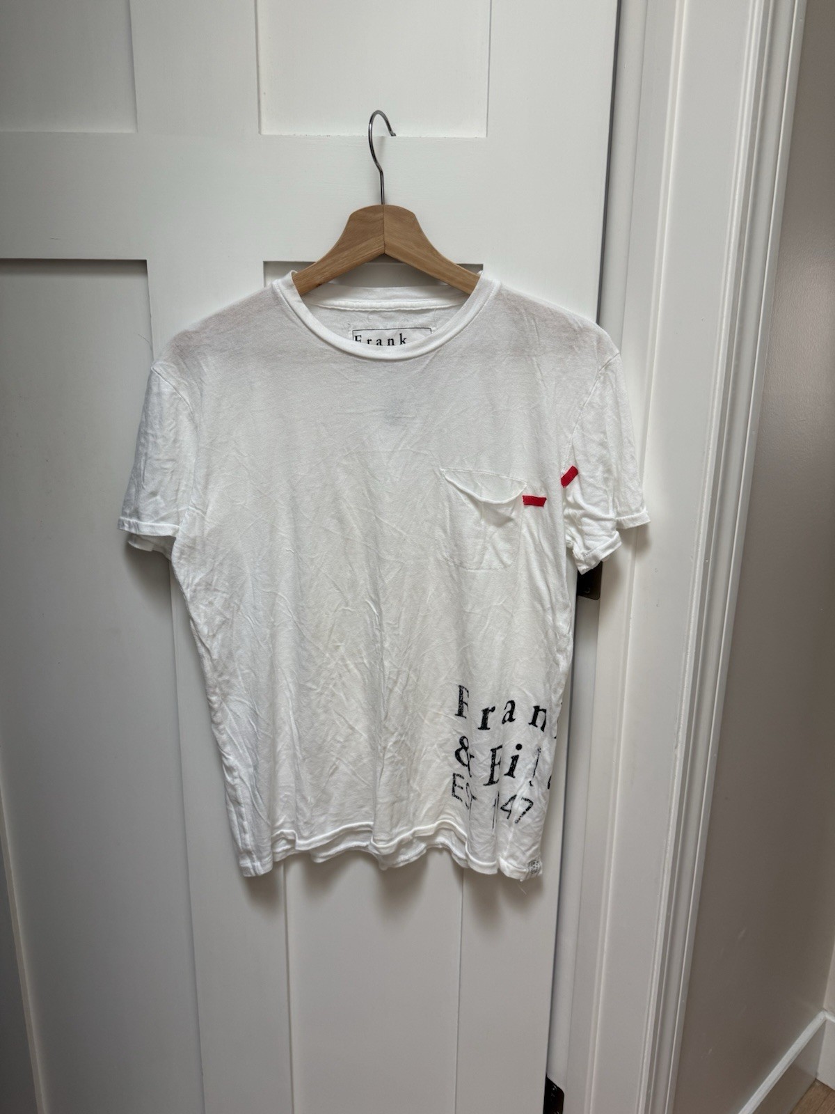 Frank & Eileen Cotton And Modal Logo Pocket Tee Shirt T Shirt Small NWOT #2