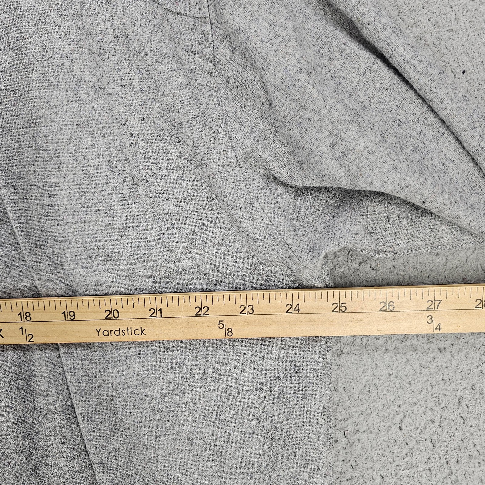 Frankie Shop Shirt Womens M/L Gray Wool Blend Flannel Button Up Oversized