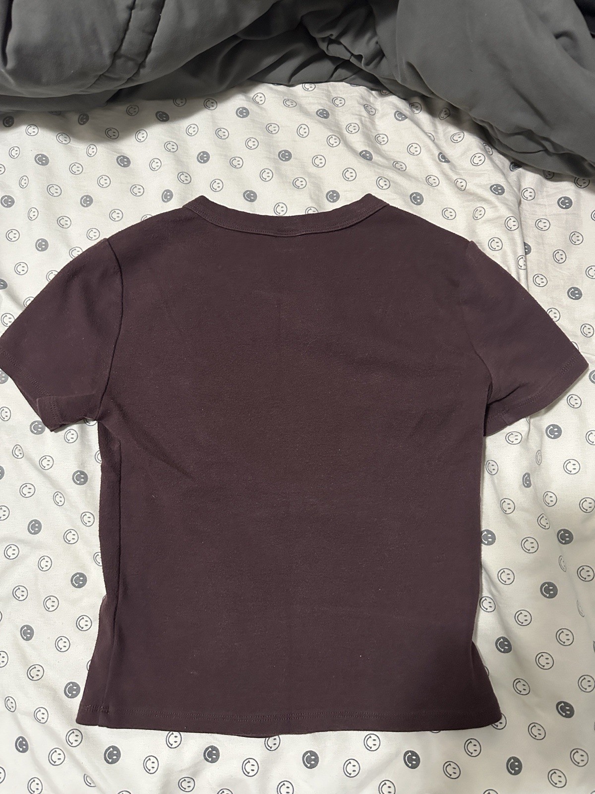 Aritzia Sunday Best Women’s Purple Solid Crew Neck Short Sleeve T-Shirt, XS