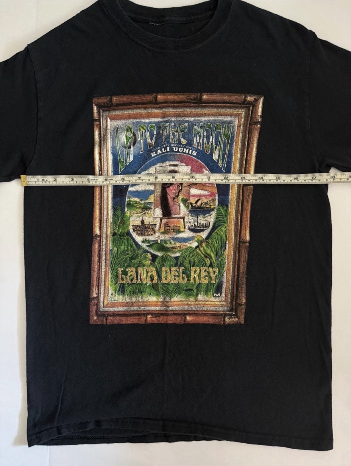 LANA DEL REY KALI UCHIS LA to the Moon Tour Bootleg Concert Graphic Tee T-Shirt