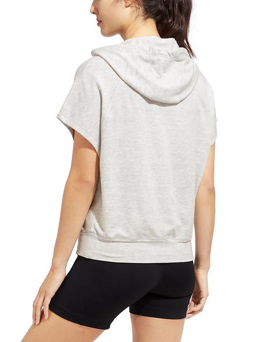 NWT Athleta Studio Popover Top, Light Grey Heather Size M #214302