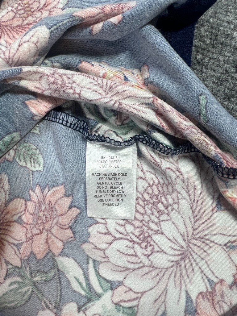 Daily Ritual Women’s Floral Blouse Medium Boho Cottagecore Lounge Off Shoulder