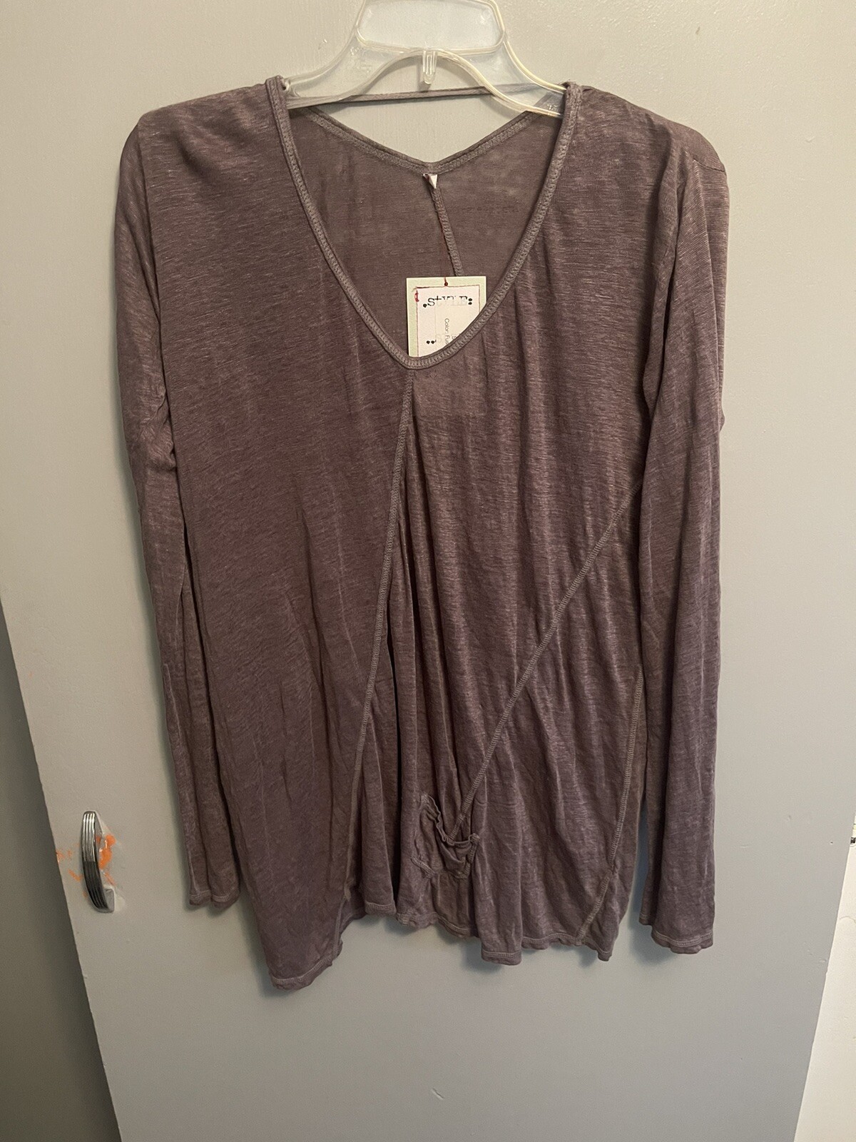 Johnny Was Pete & Greta Women’s NWT Fuscous Gray Tunic Long Sleeve Size Small