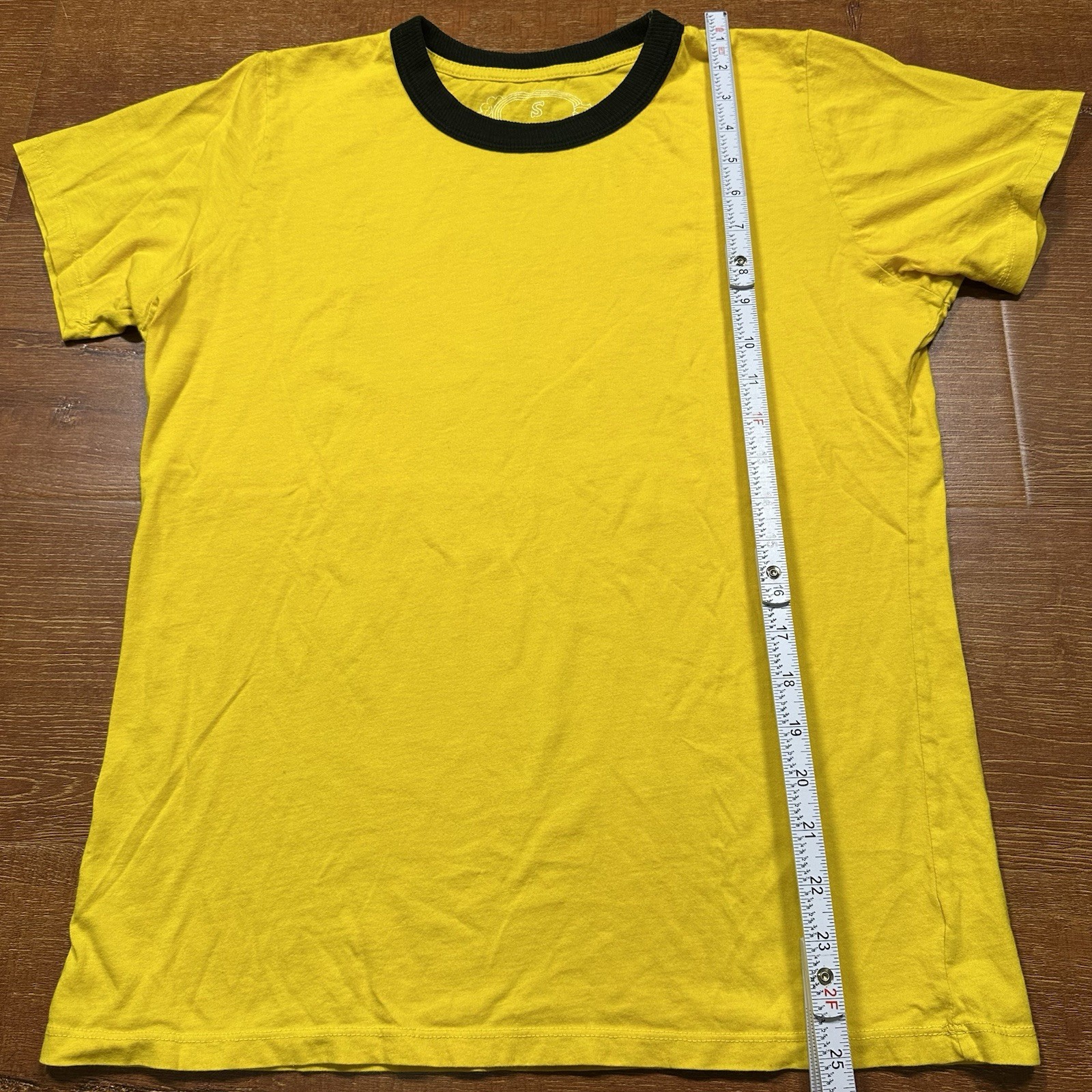 Big Bud Press Oversized T Shirt Women S Yellow Ringer Classic Retro City Sports