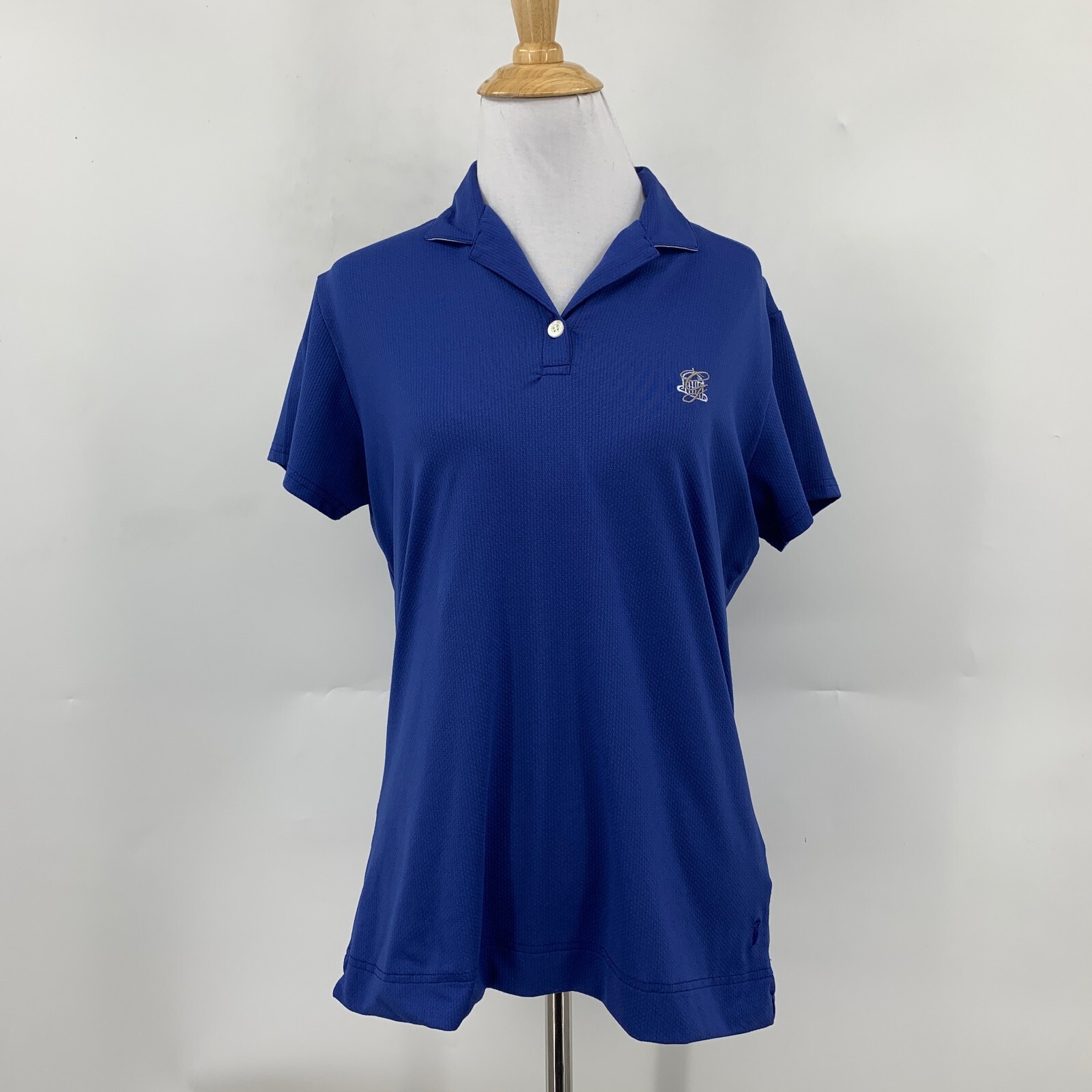 Sport Haley Polo Top Womens M Medium Regatta Short Sleeve Chest Logo Performance