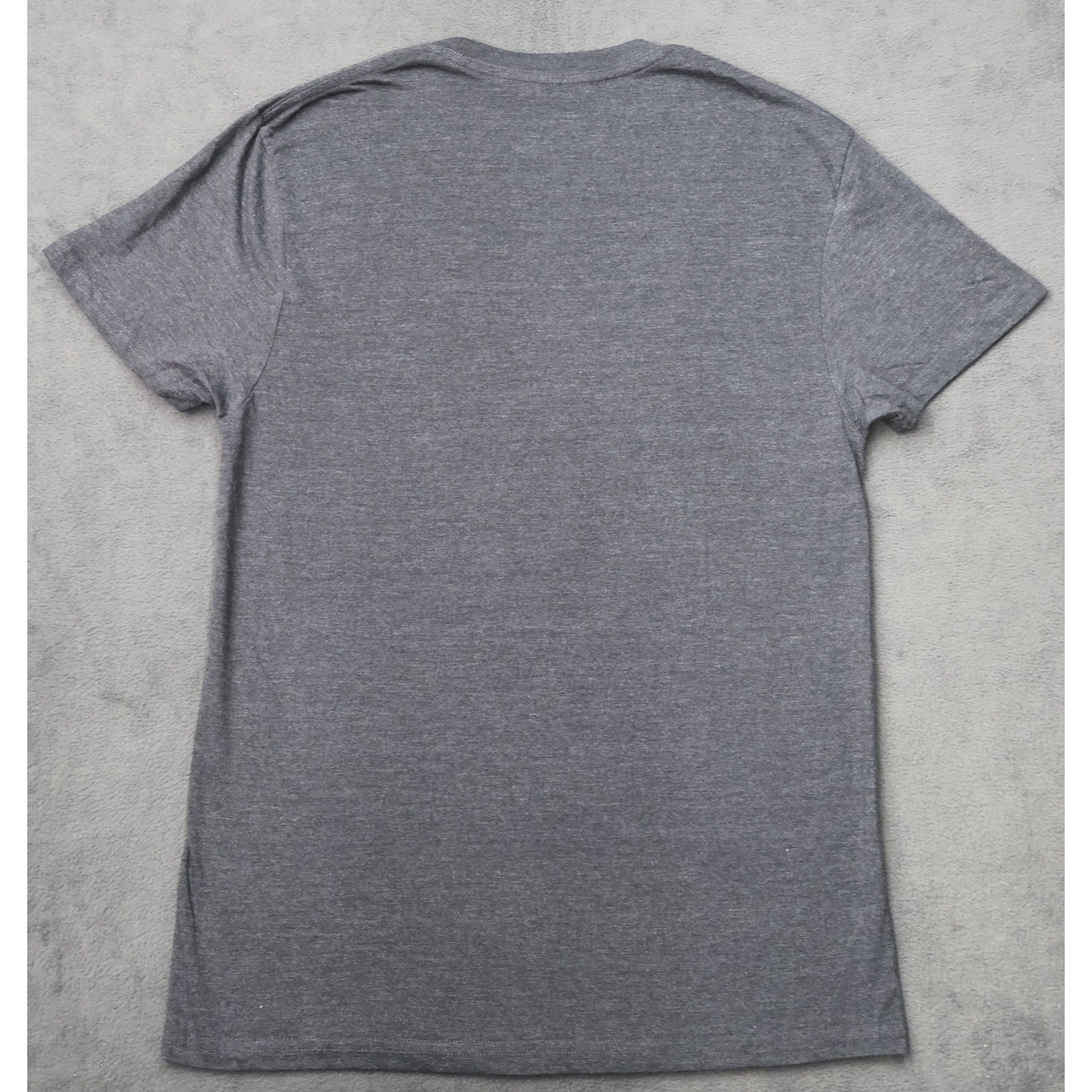 Nirvana Graphic T-Shirt Womens Large Gray Excellent Smiley Face Band Tee L