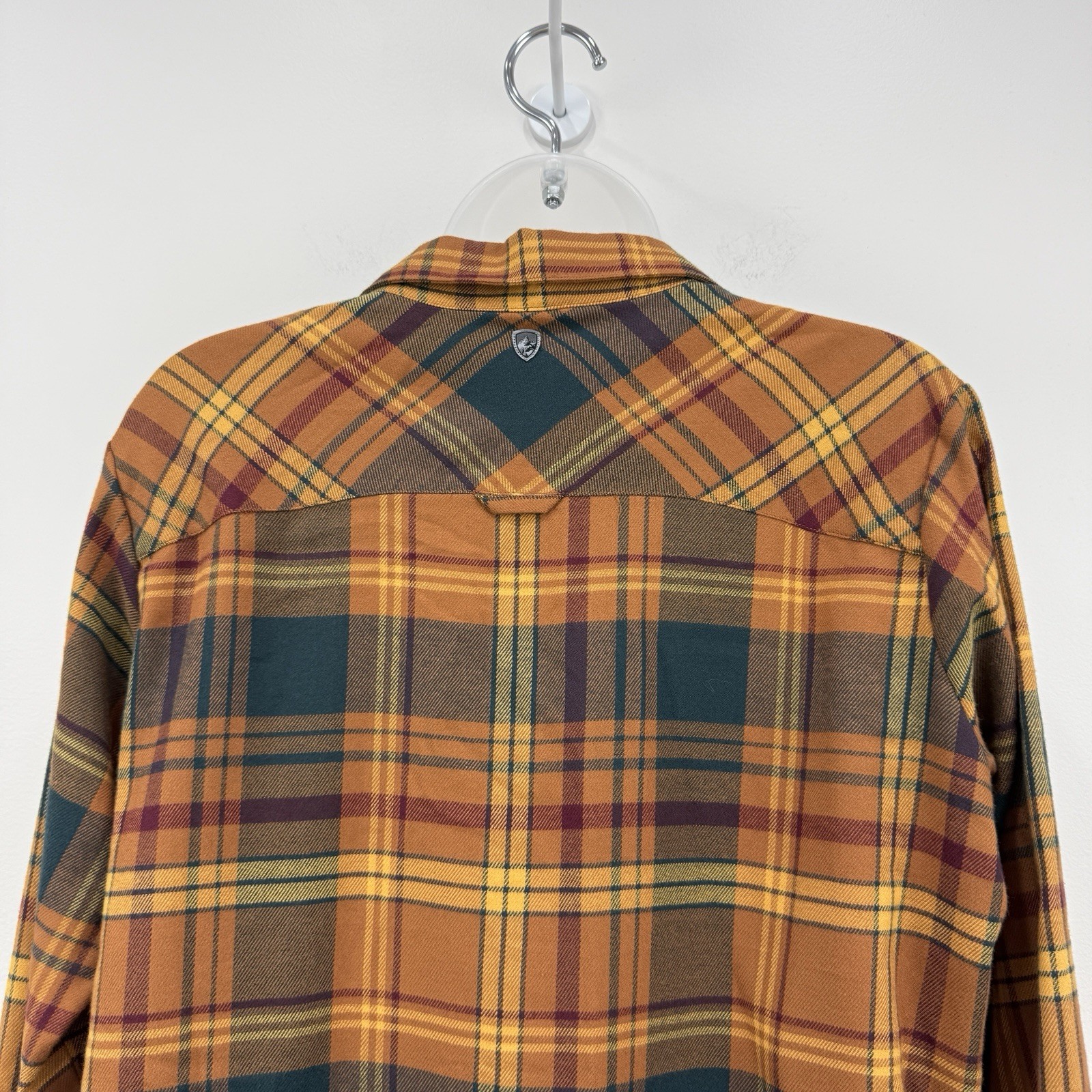 Kuhl Ferrata Tunic Flannel Shirt Women L NWT Copper Granola Girl Outdoors Hiking