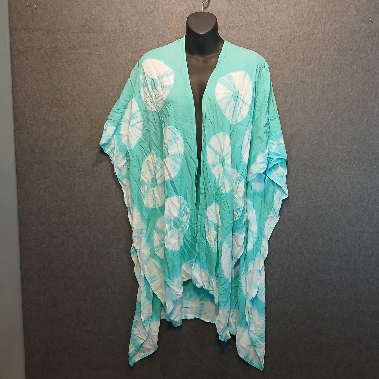 O/S Kimono Duster boho india whimsygoth witchy hippie beach fairy indie sleaze