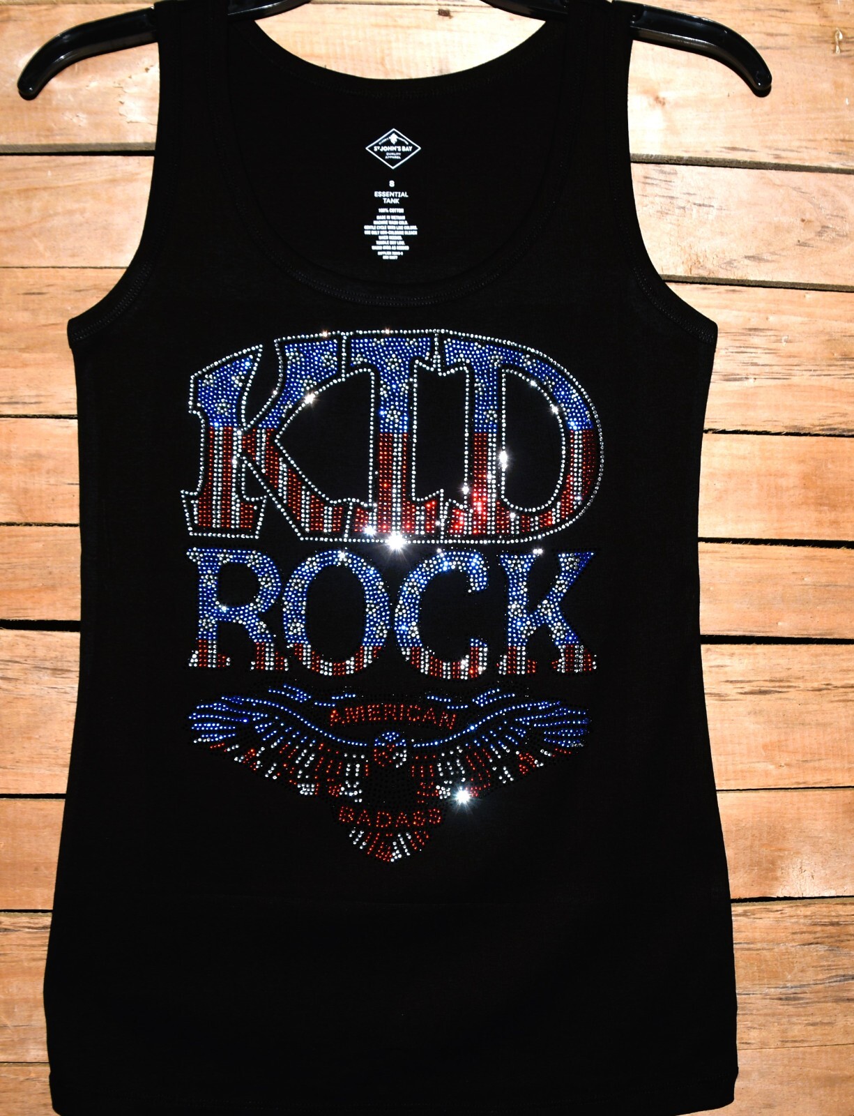 Kid Rock rhinestone bling shirt or tank XS S M L XL XXL 1X 2X 3X 4X 5X