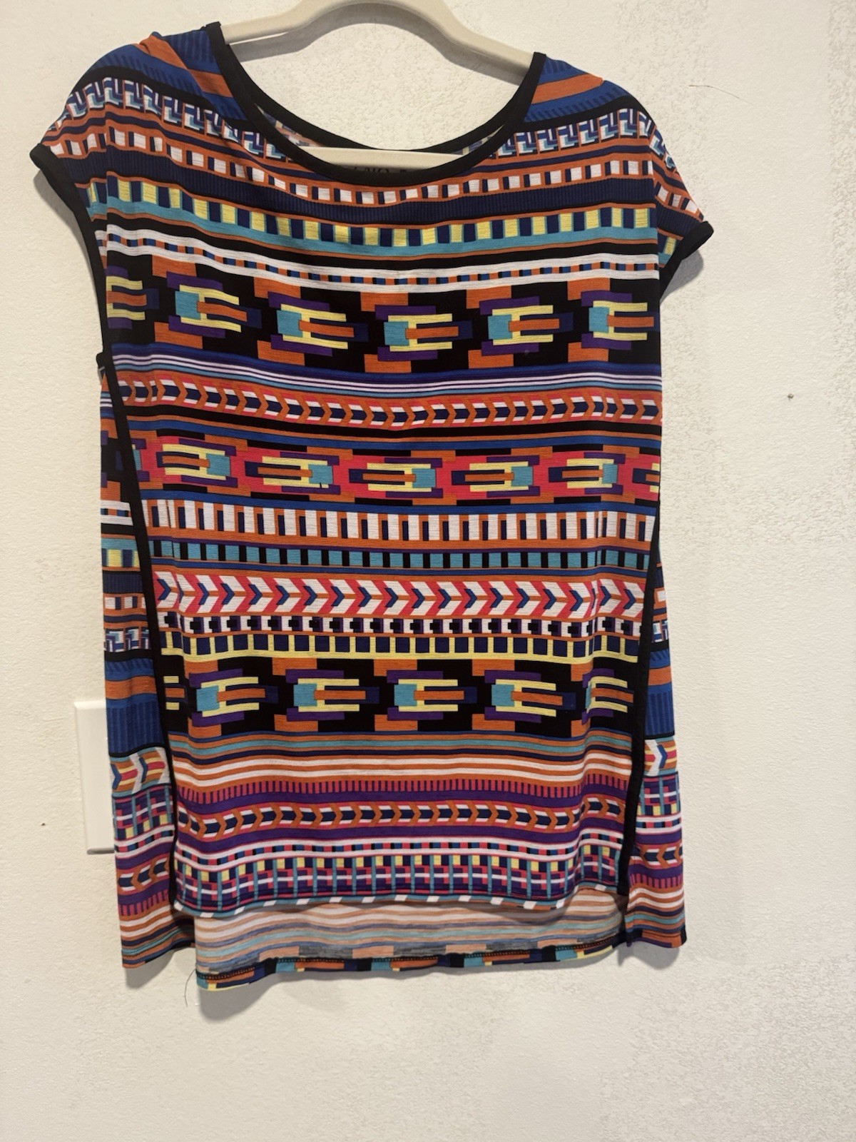 Cato Geometric Tribal Aztec Top Shirt Adult Women’s Size Medium