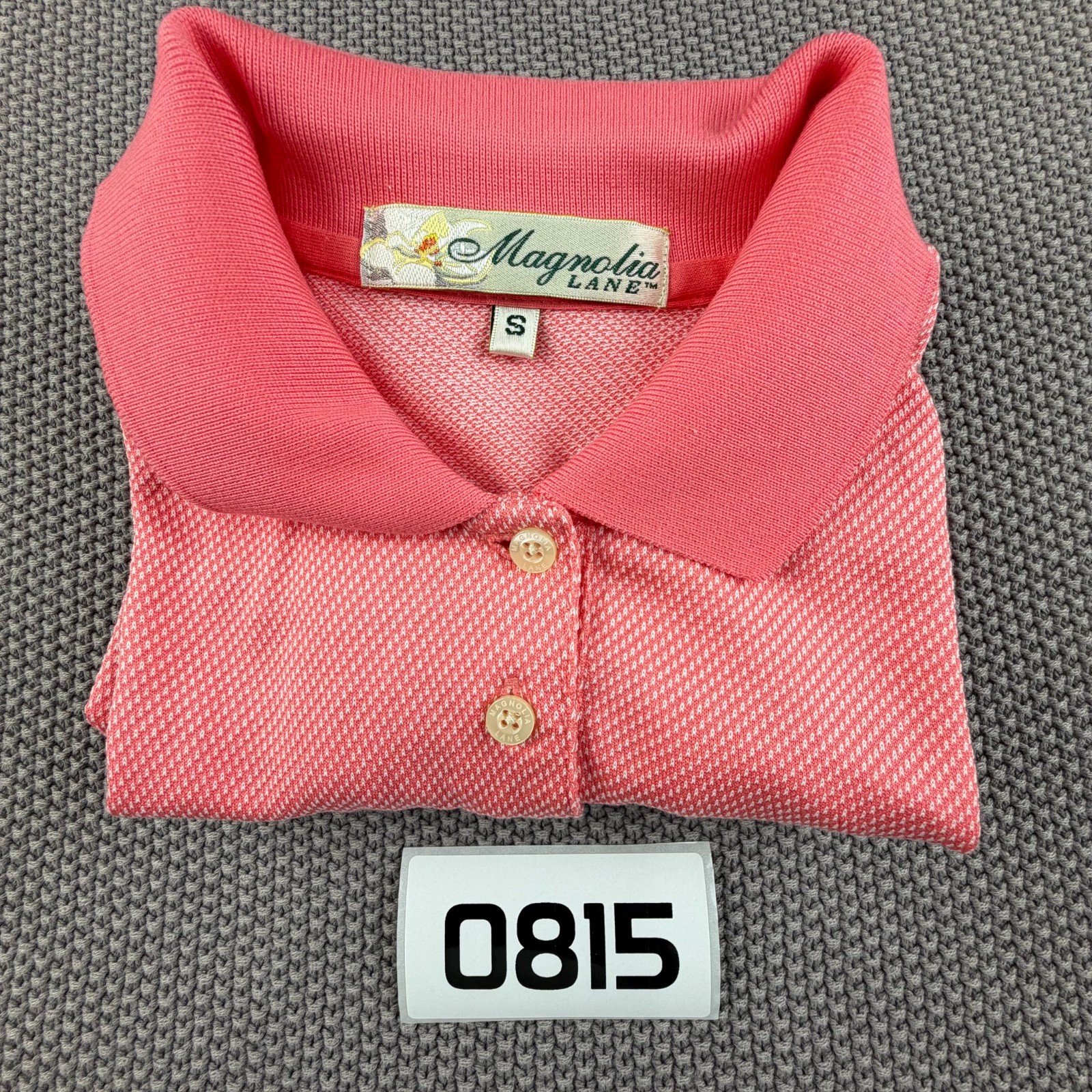 Authentic The Masters Magnolia Lane S Sleeveless Polo Shirt Geometric Logo – EUC