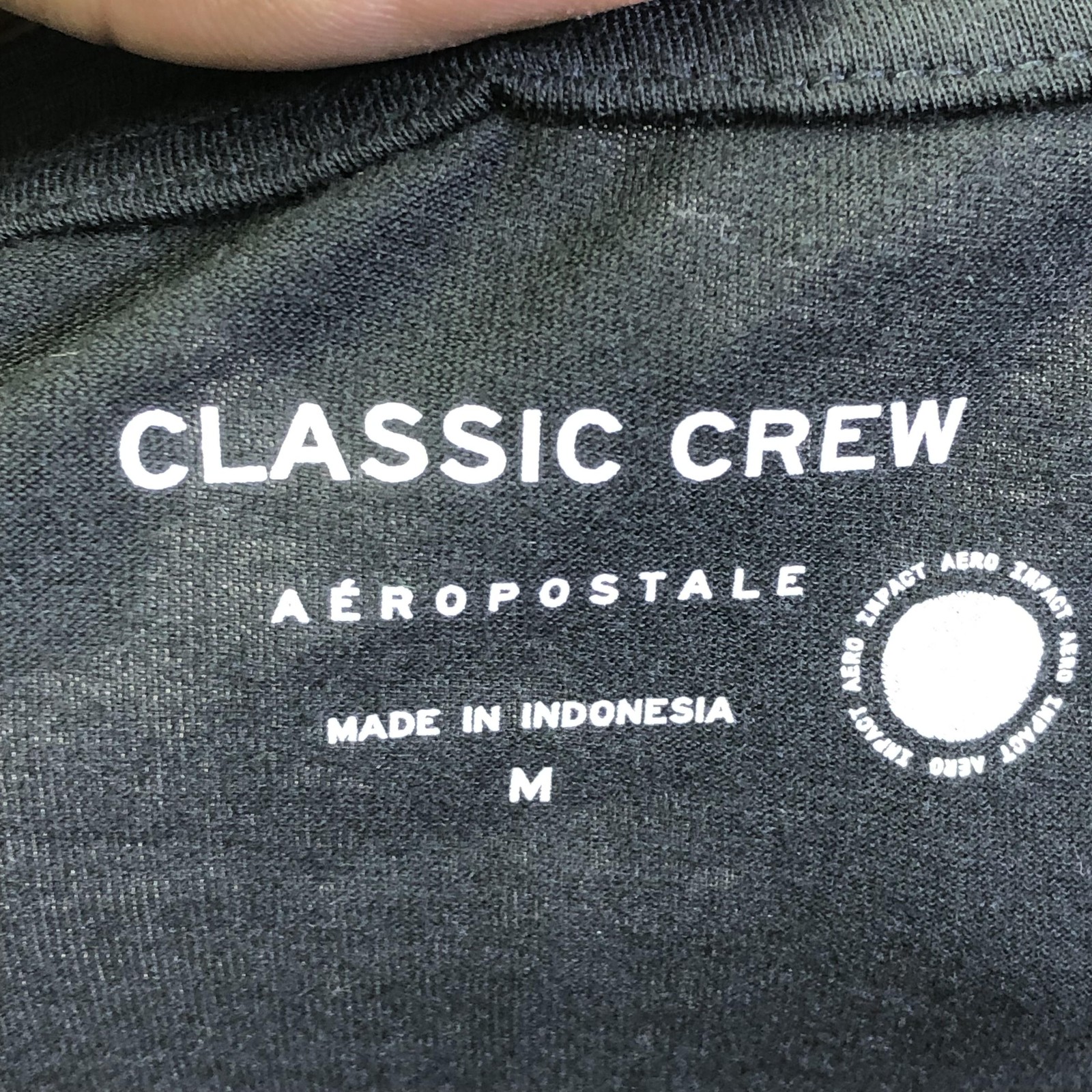 Aeropostale Shirt Teens Medium Black New York City Graphic Classic Crew Tee Top