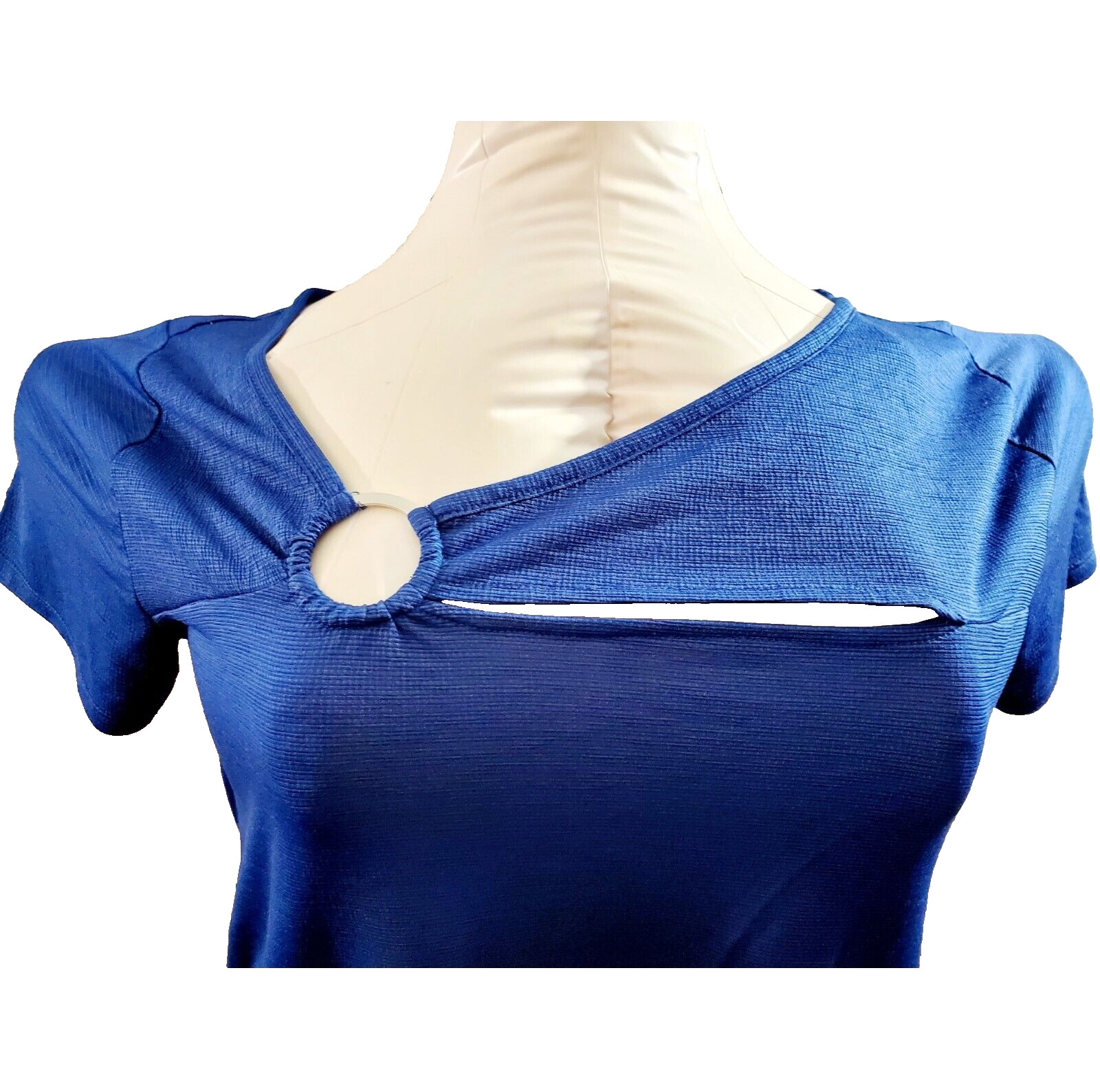 Inner Circle Blue Cutout Top