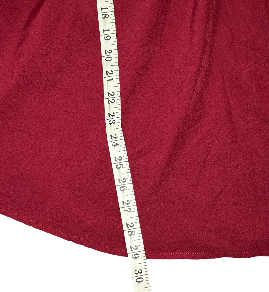 TEMU – NWOT – Burgundy Pullover Tunic Top w/Quarter Sleeves 1XL