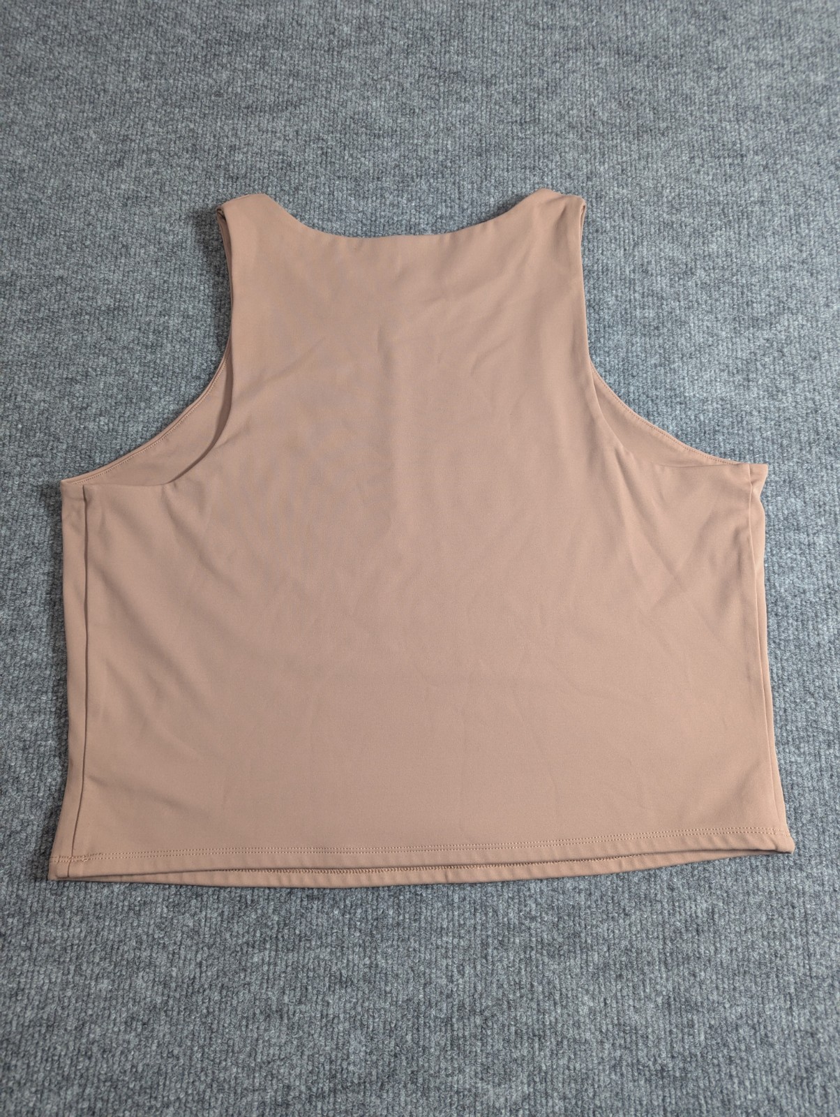 Colorfulkoala Cropped Lined Tank Top Women’s Size XL Brown