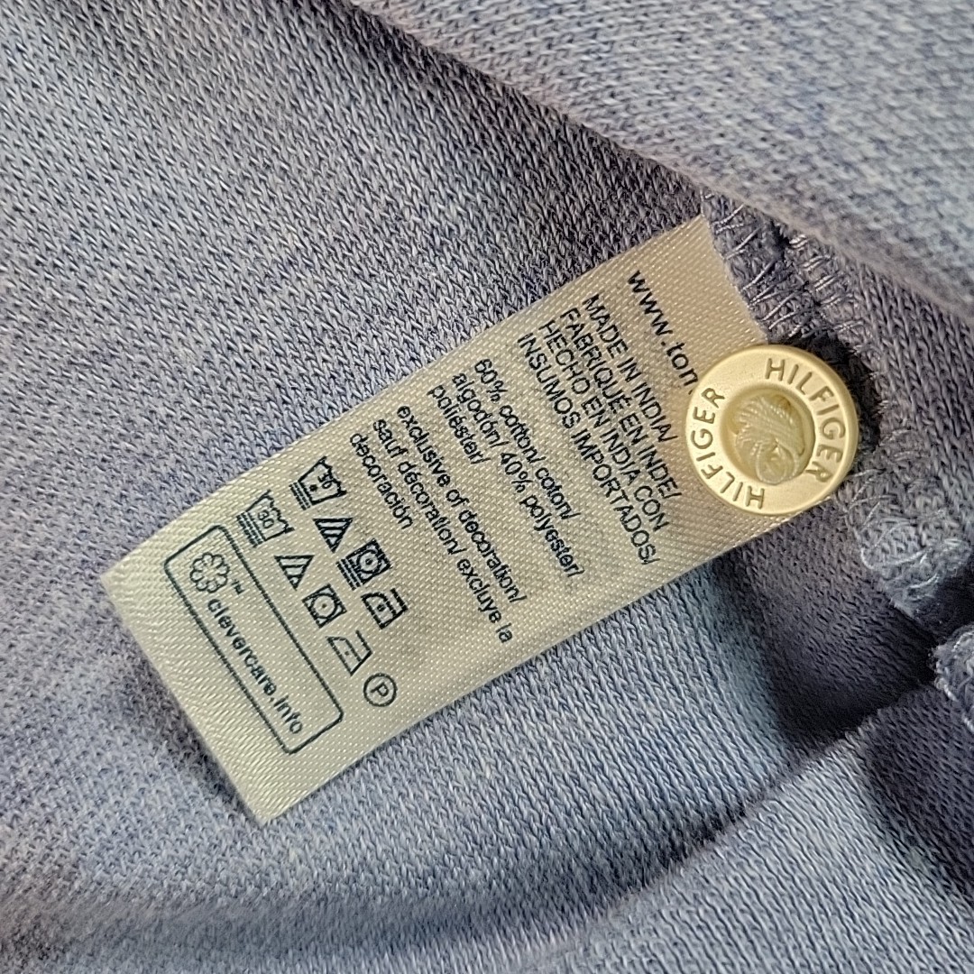 Tommy Hilfiger Polo Shirt Women’s Size Medium Wicking Light Blue Top Daily Dress