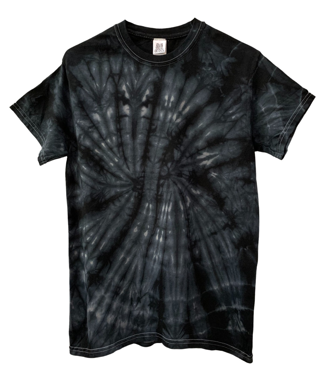 Tie Dye Short Sleeve Unisex Tee, Single Color, Hand Dyed