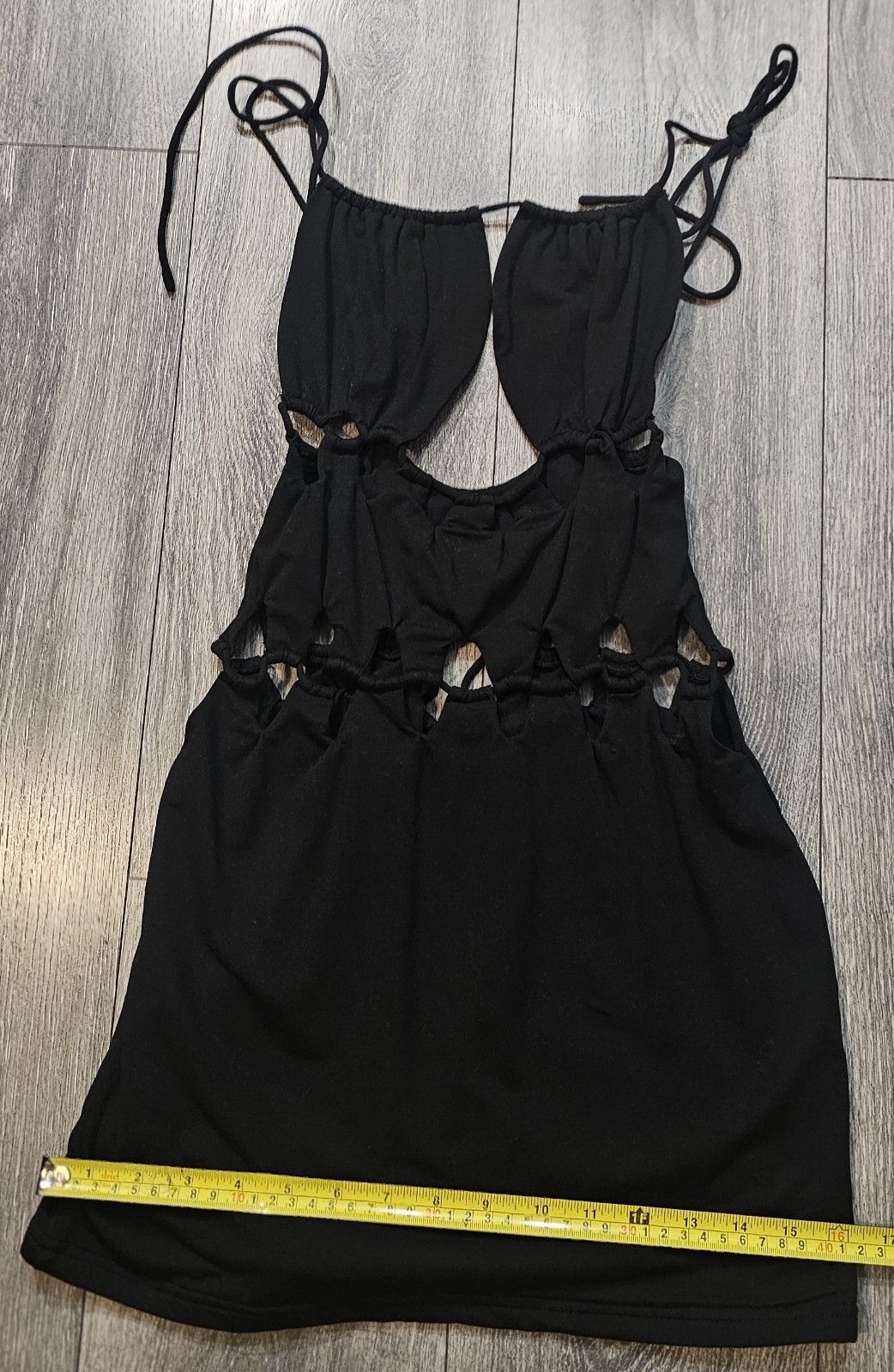 Outcast Exclusives Womens Cut Out Blouse Top Black Size Medium Sexy Summer Beach