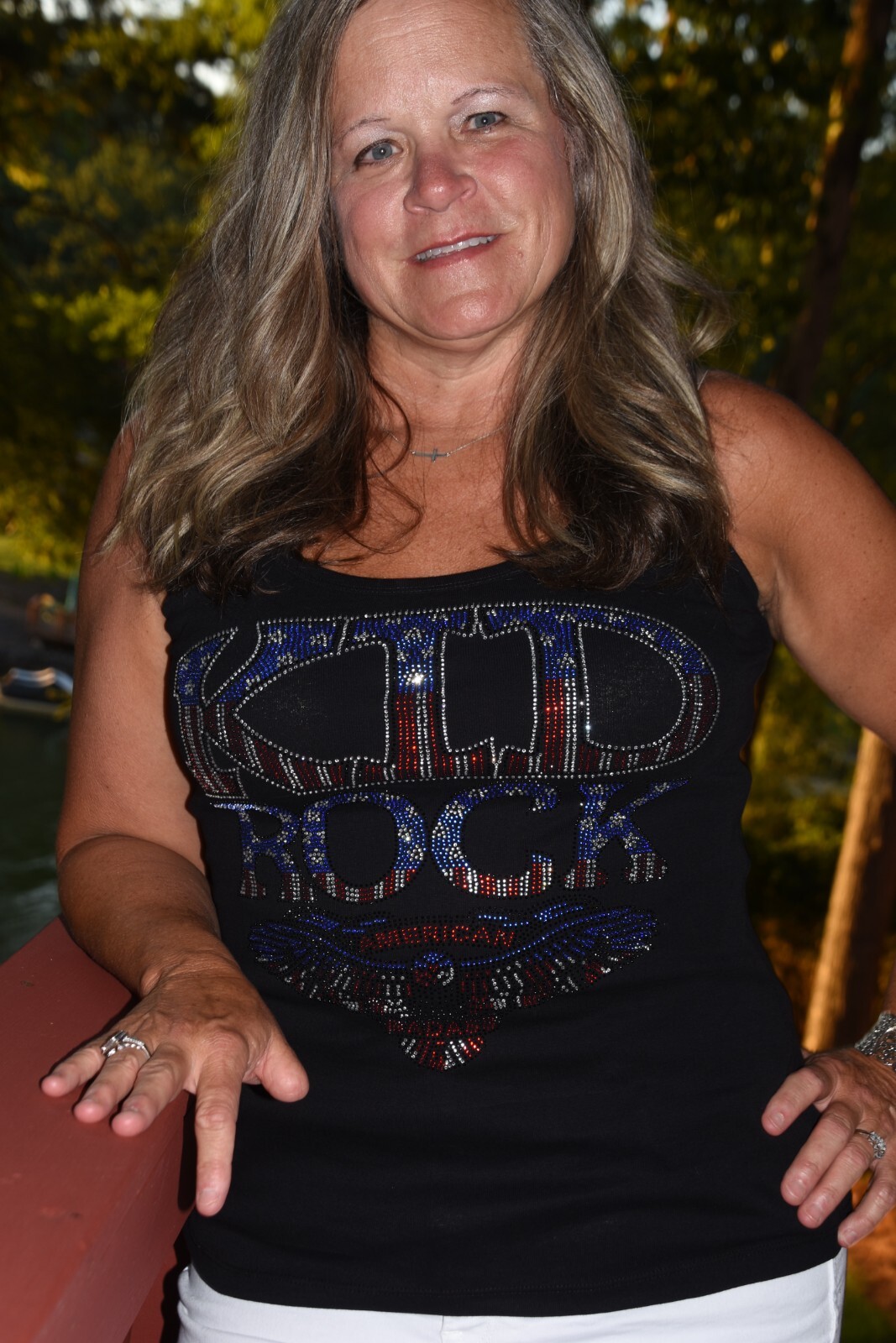 Kid Rock rhinestone bling shirt or tank XS S M L XL XXL 1X 2X 3X 4X 5X