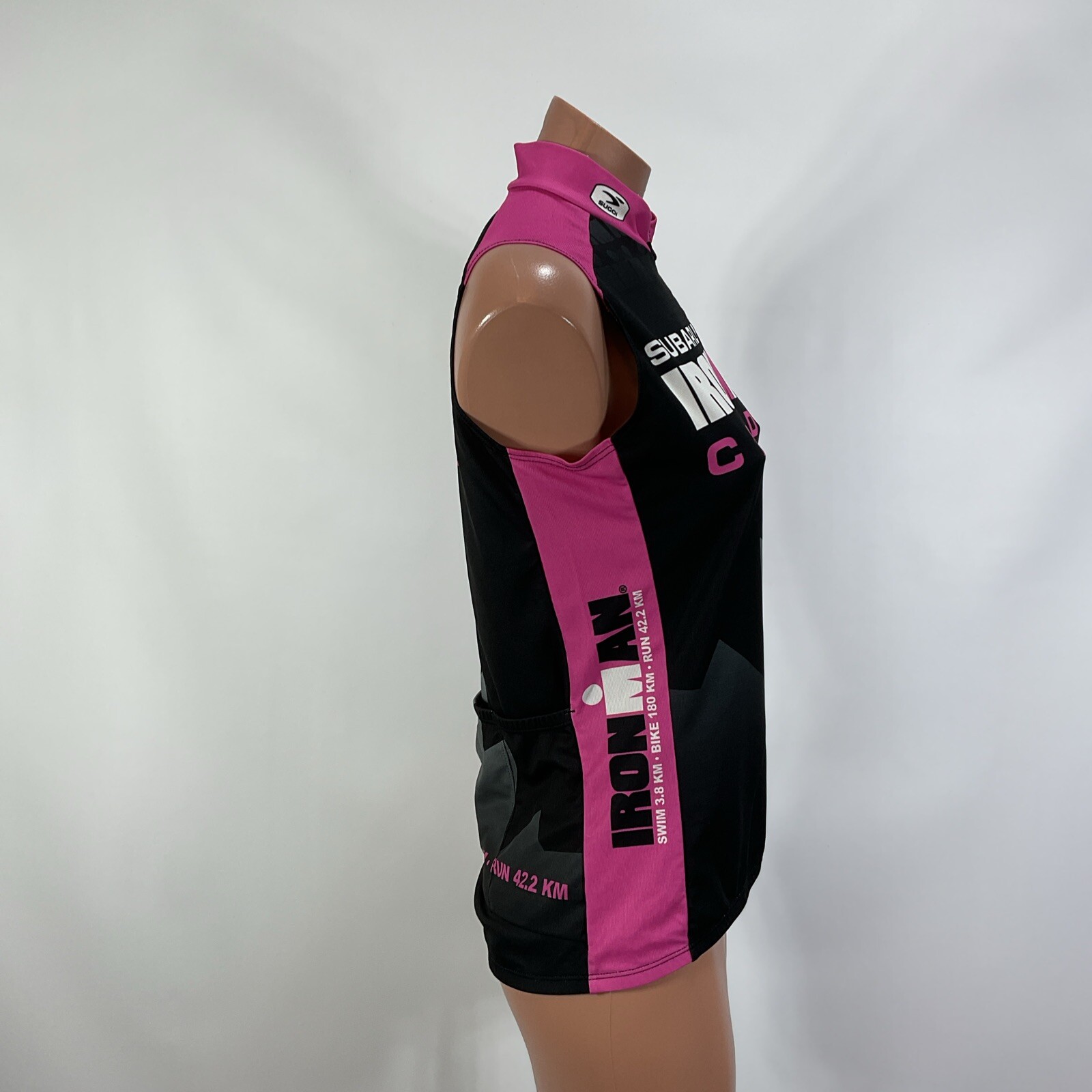 Sugoi Women’s Sleeveless Cycling Jersey Subaru Ironman Canada Sport Size S