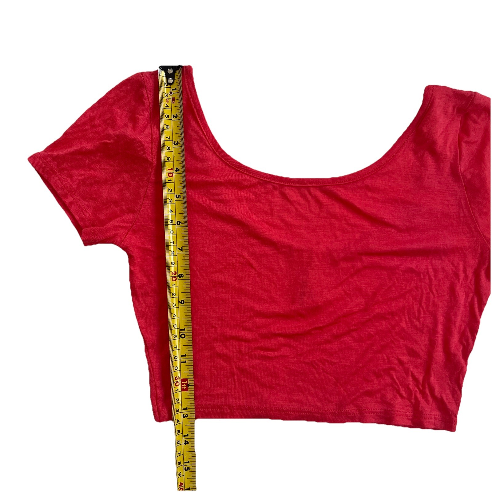 Vintage I Love S&S Inc Women’s Crop Top S Scoop Neck Y2K Festival Summer Basic