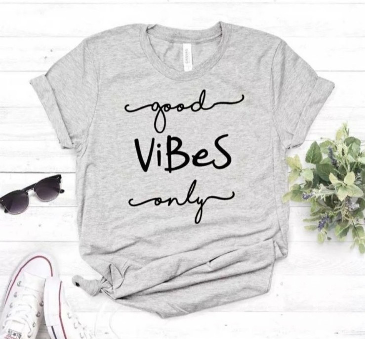 Good Vibes Only Custom T-shirt