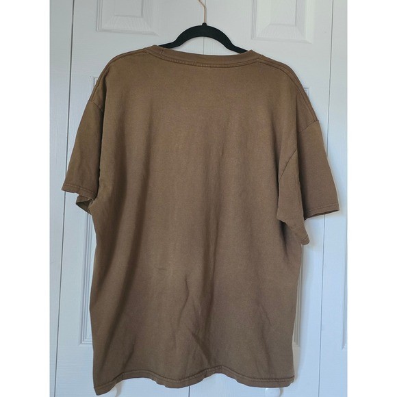 Alstyle American Classic Truck Graphic T-Shirt Brown Mens XL 100% Cotton 2000s