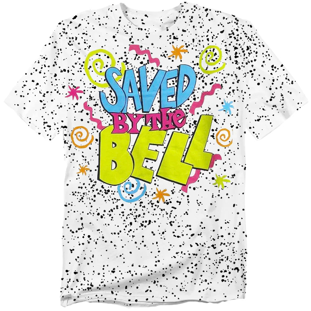 Women Junior’s Heather Saved By The Bell Graphic Tee T-Shirt