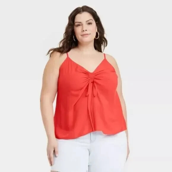 Women’s U-Neck Slim Fit Tank Top – A New Day XXL