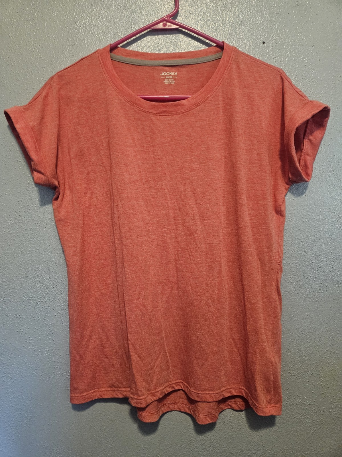 Womans Small Pink Jockey Tshirt