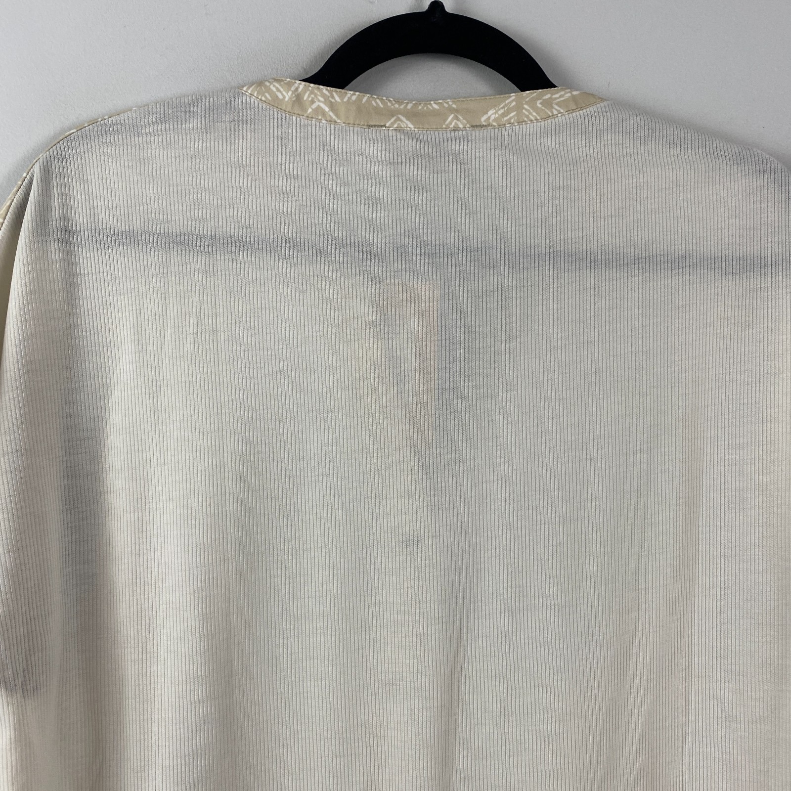 Royal Robbins Spotless Evolution Shirt Size L Snap Front Short Sleeve Hi Low Hem