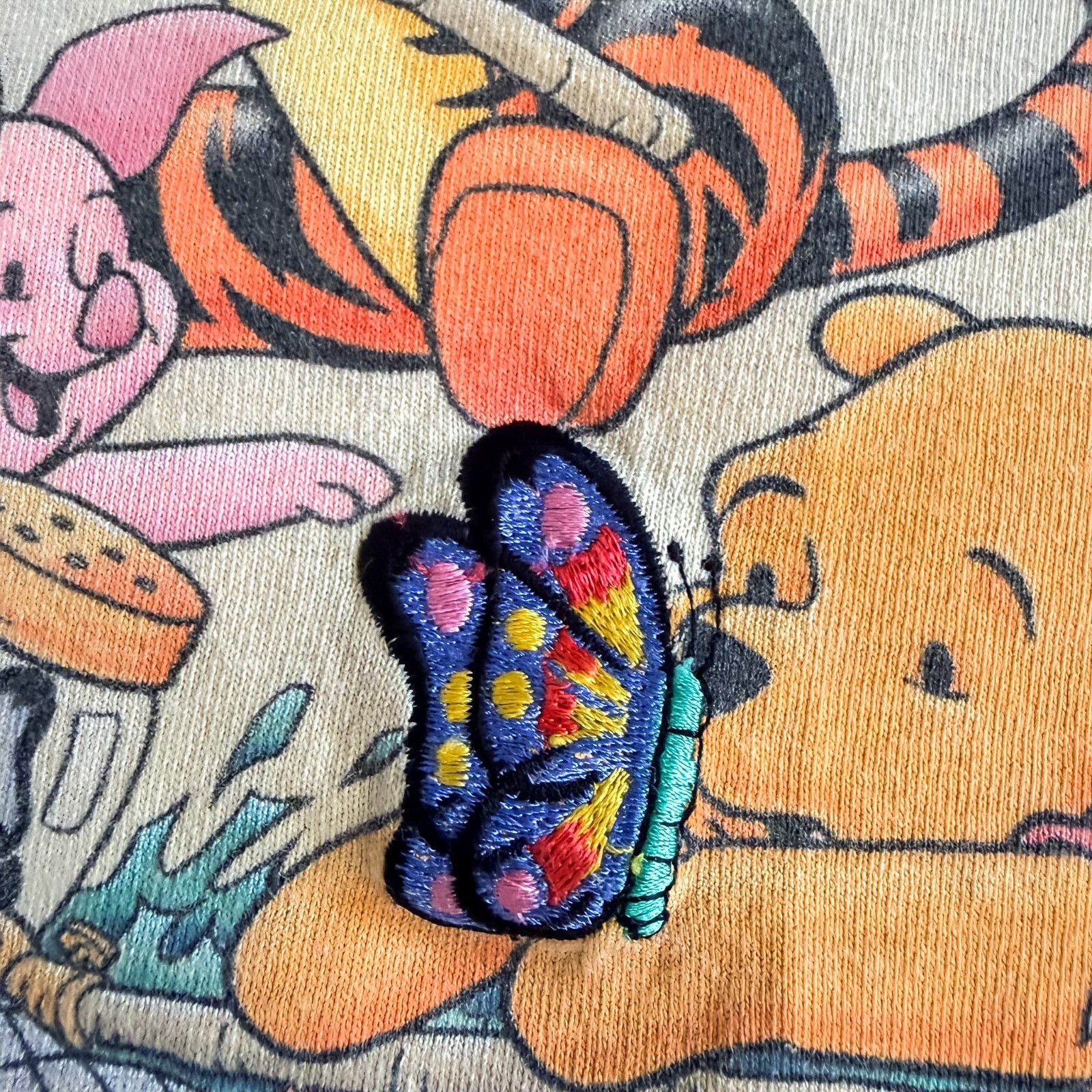 Vintage 90s Disney Store Pooh Tigger Piglet Embroidered T-Shirt Made USA Sz M