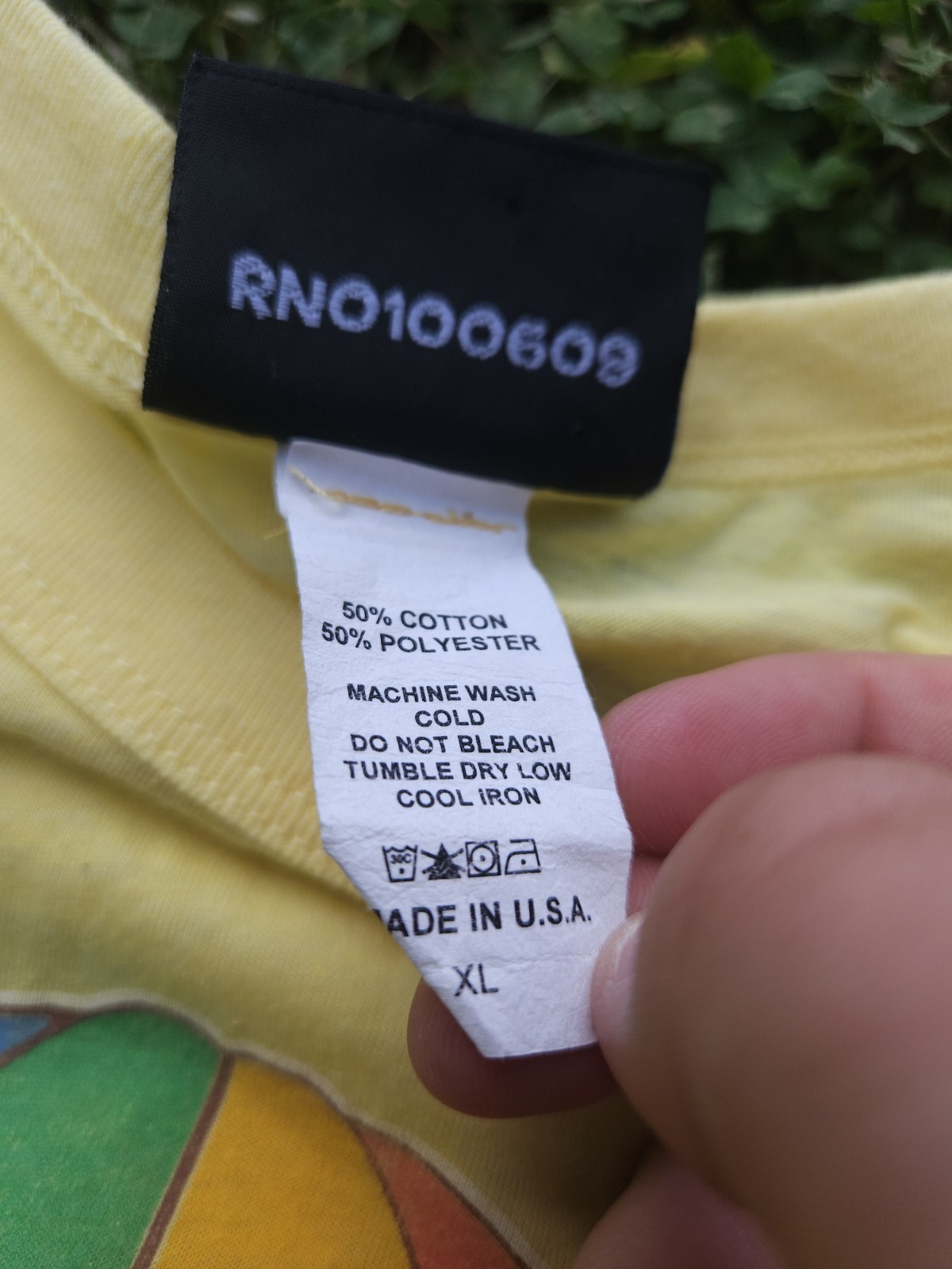 VTG Junk Food Women’s Yellow TShirt Rainbow Brite Size XL Made In USA Y2K