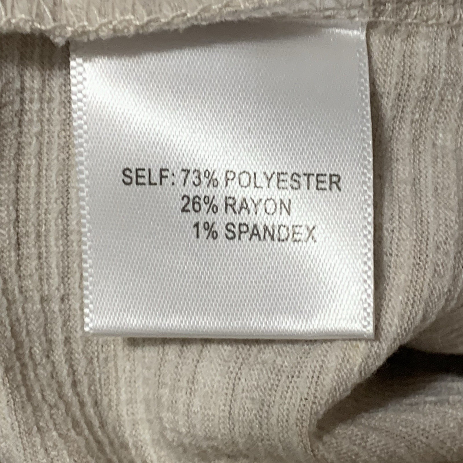 Jane & Delancey Top Womens Size Large Tan Shirt Cap Sleeve Henley Neck Knit