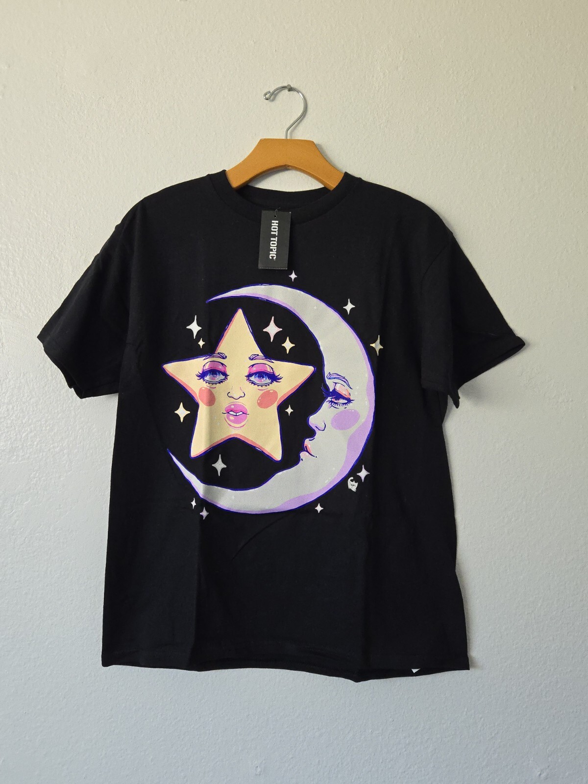Miss Moon And Stars Womens Boyfriend Tee Size Small NWT
