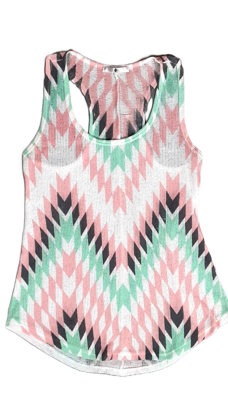 Blu Planet Woman’s Knit Top Size MEDIUM, Sleeveless, Machine wash, Pullover