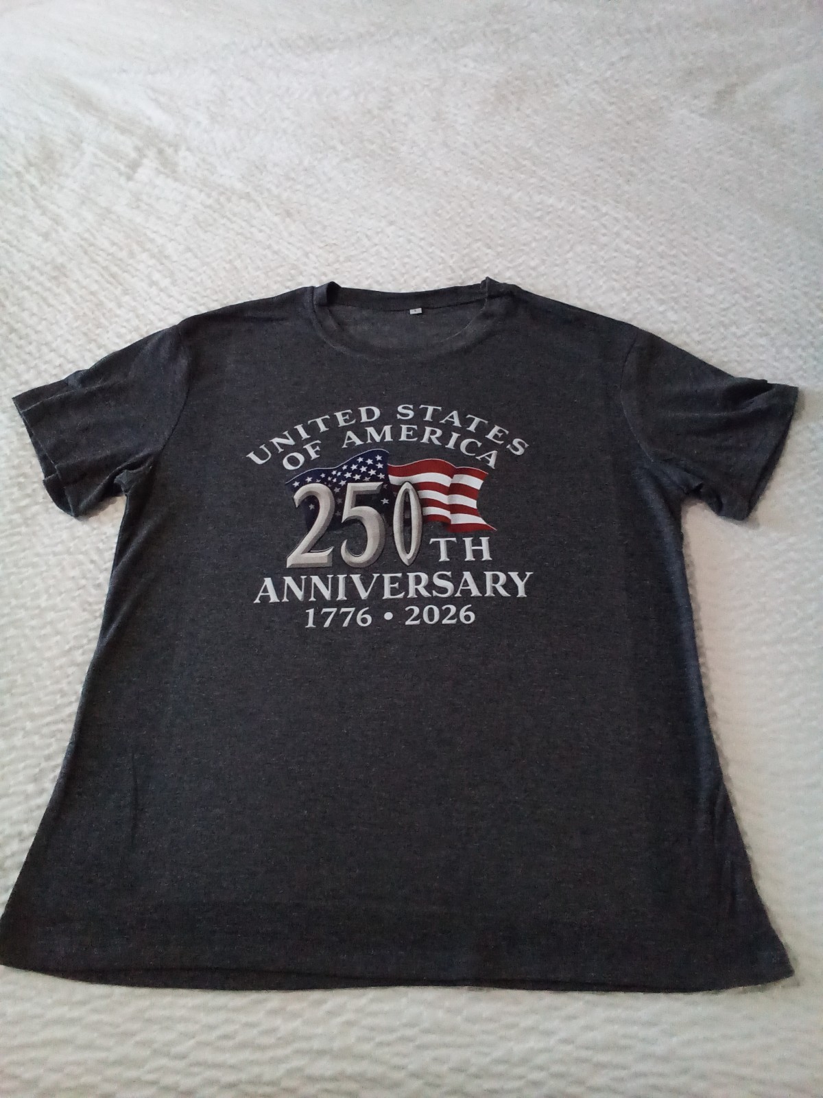250th ANNIVERSARY USA WOMENS T-SHIRT. L