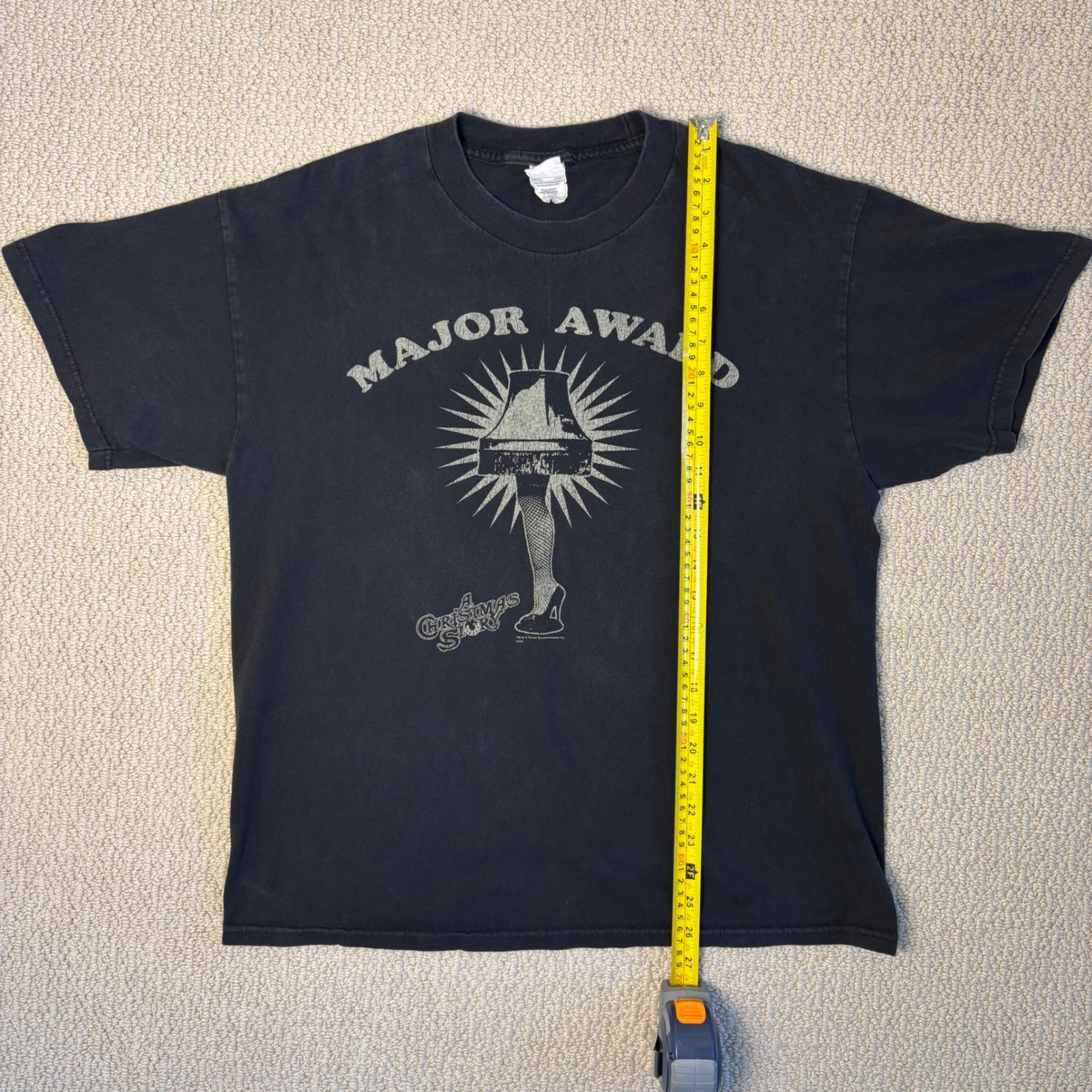 A Christmas Story Major Award Leg Lamp Graphic T Shirt Size Large