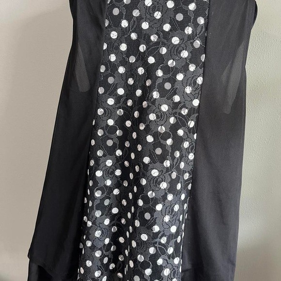 Polka Dot Sheer Vest