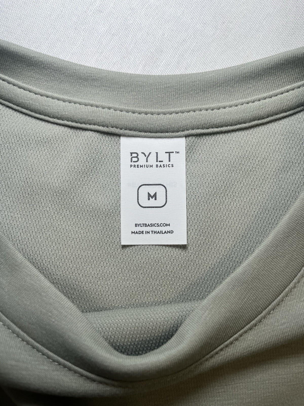 BYLT Premium Basics Drift Long Sleeve Top Willow Women’s Size Medium