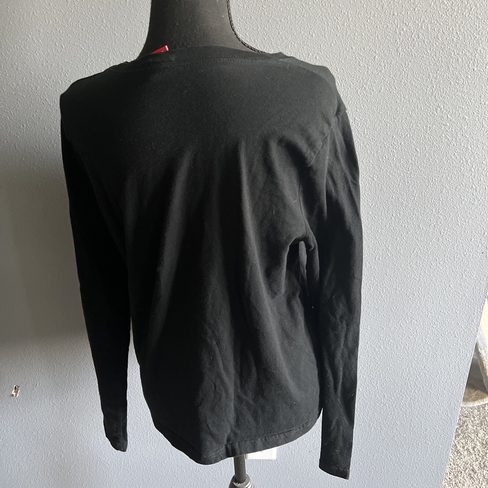 Target Wondershop Black “Season Of Giving” Long Sleeve Holiday T-Shirt Size XL