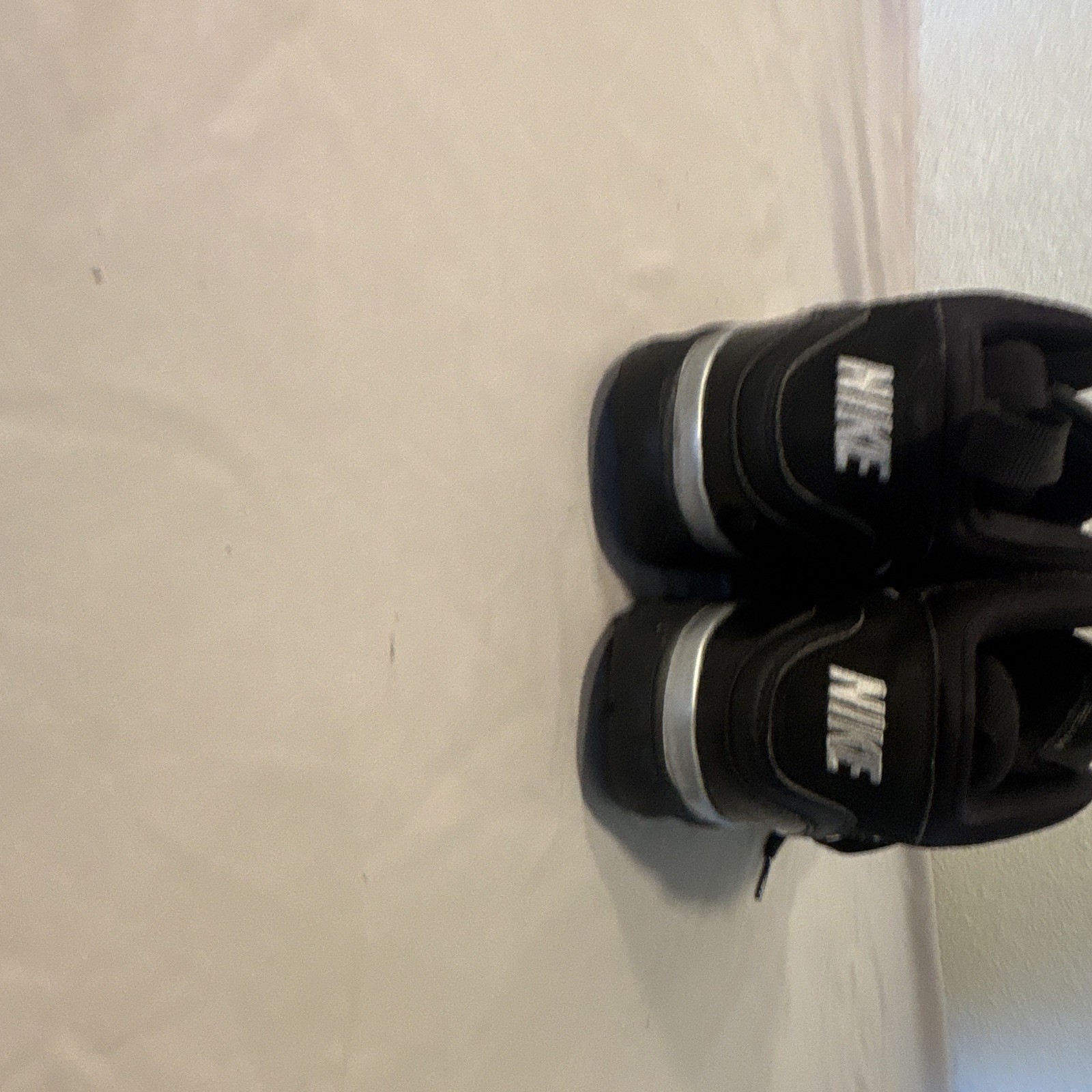 Nike Air Force 1 Low Top Leather Black Lace-Up women’s US 8 367197-011