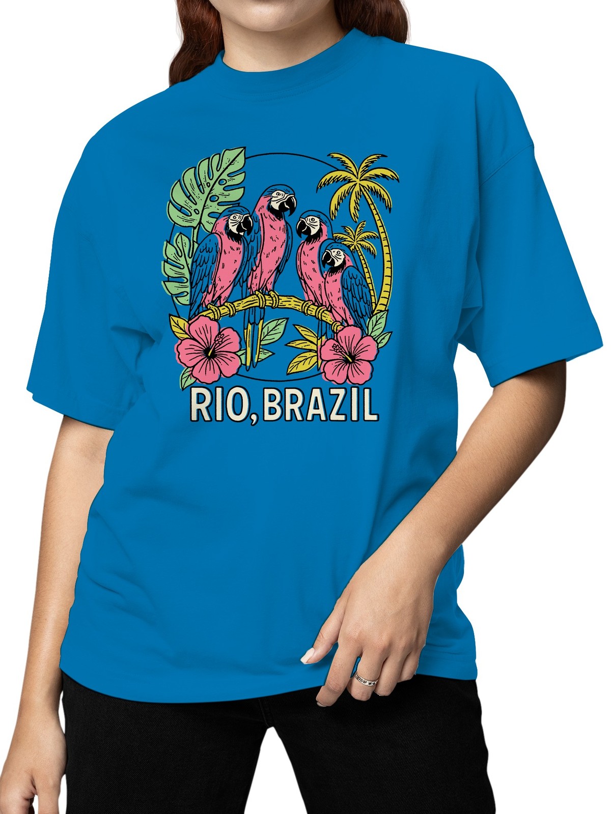 Tropical Parrots of Rio, Brazil Women’s T-shirt