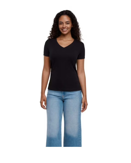 Eddie Bauer Women’s Short Sleeve V-Neck T-Shirt- Asst colors/sizes