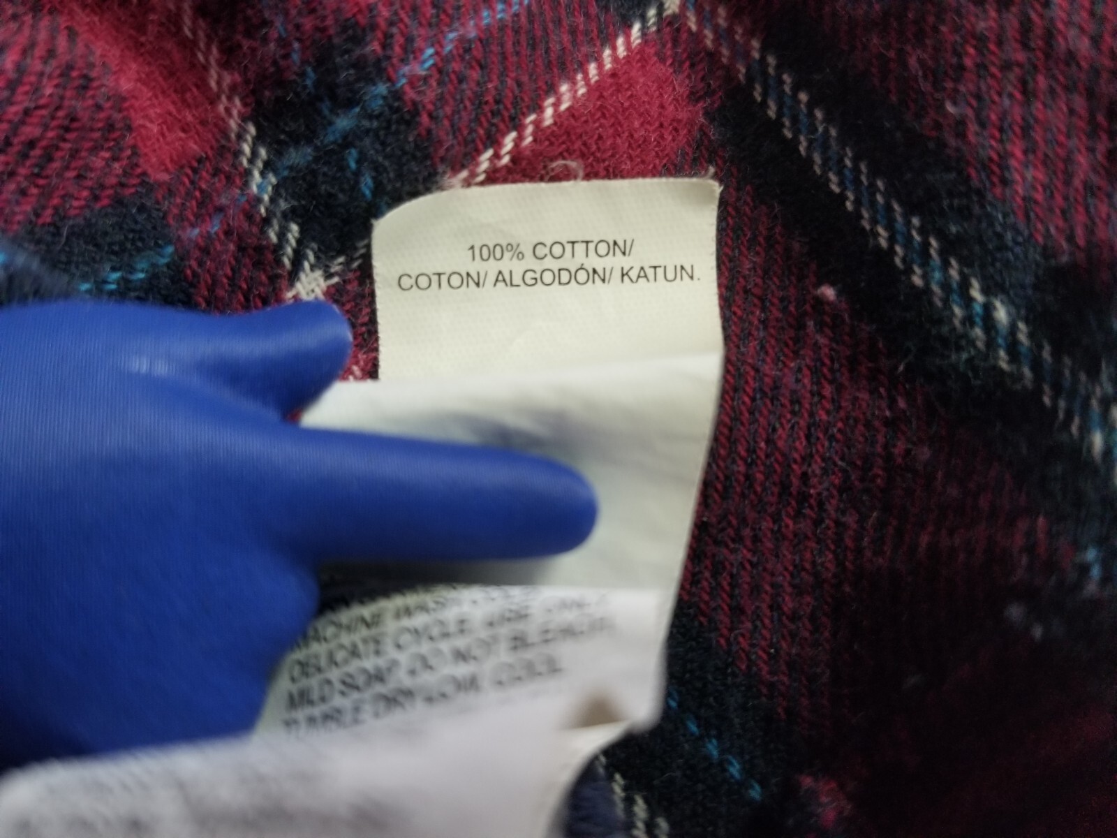 Lucky Brand Flannel Shirt Womens XS Plaid 3 Button Pullover Top