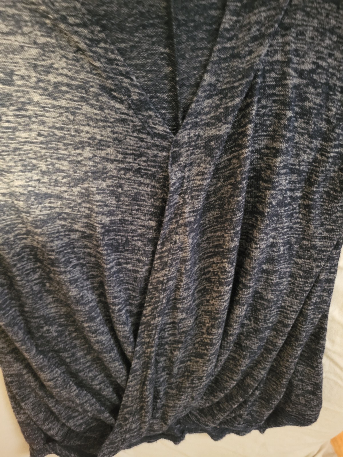 Rachel Roy Women’s Short Sleeve Faux Wrap Blue Top Size Large