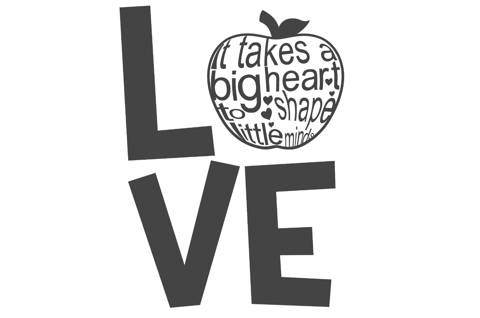 Teacher Love T-shirt – customizable