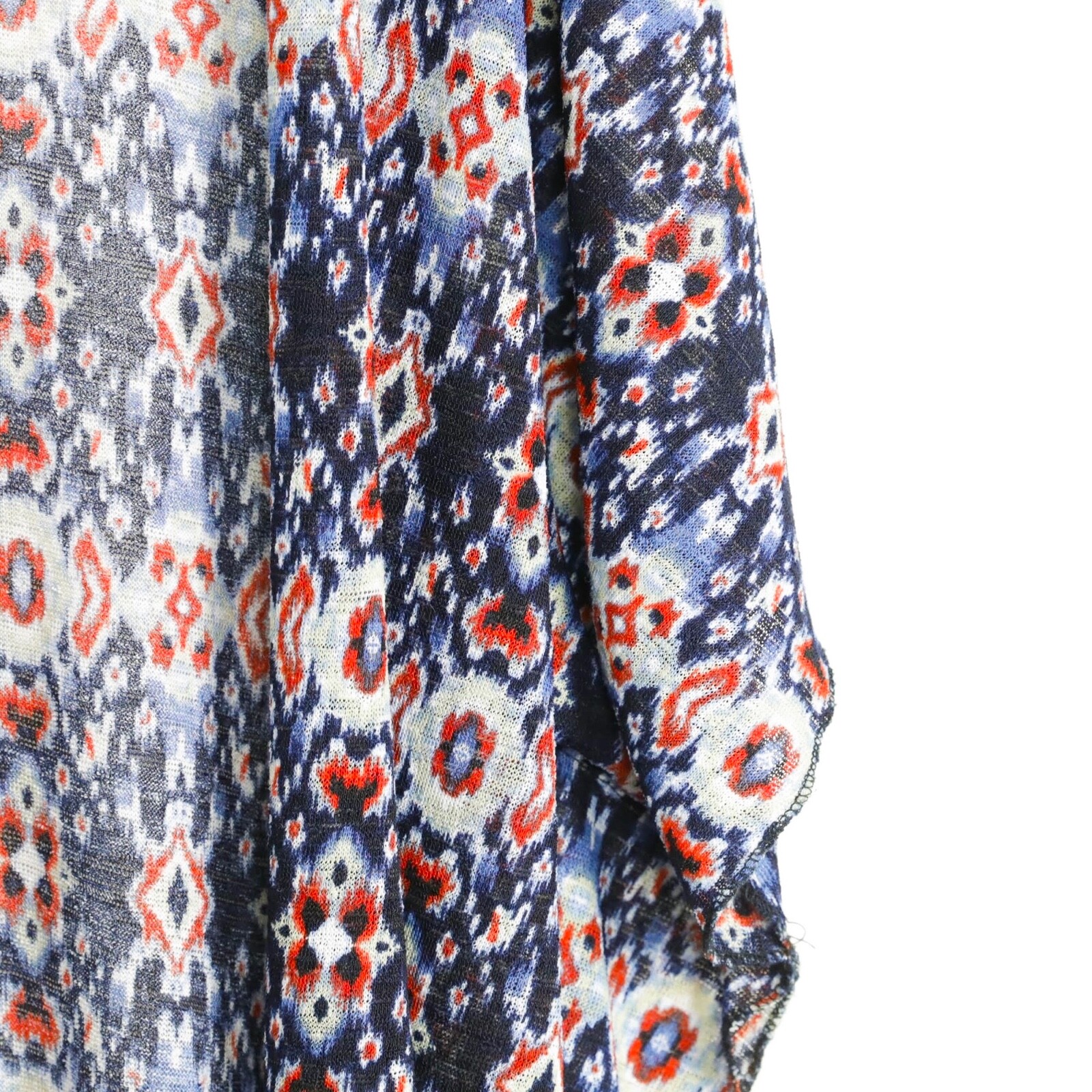 UNIQUE boho wrap kimono beach light one size blue african print XS S M L XL OS