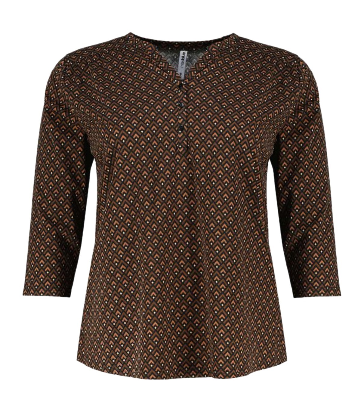 Damen Shirt Bluse Top Langarmshirt Tunika 3/4 Ärmel Viskose 46/48, 50/52 D2